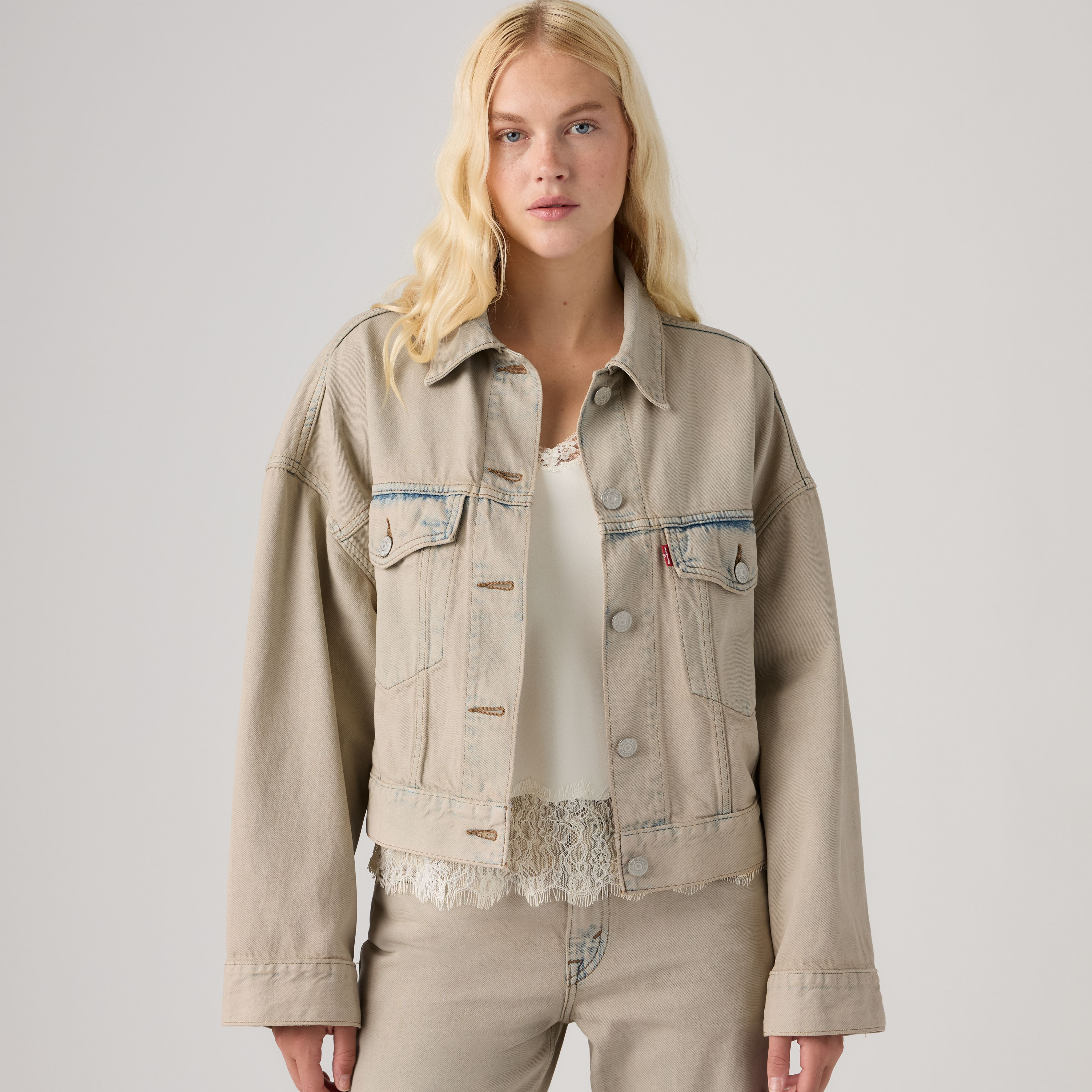 Levi's Loose Cropped Trucker Jacket - Women's L | Levi's US