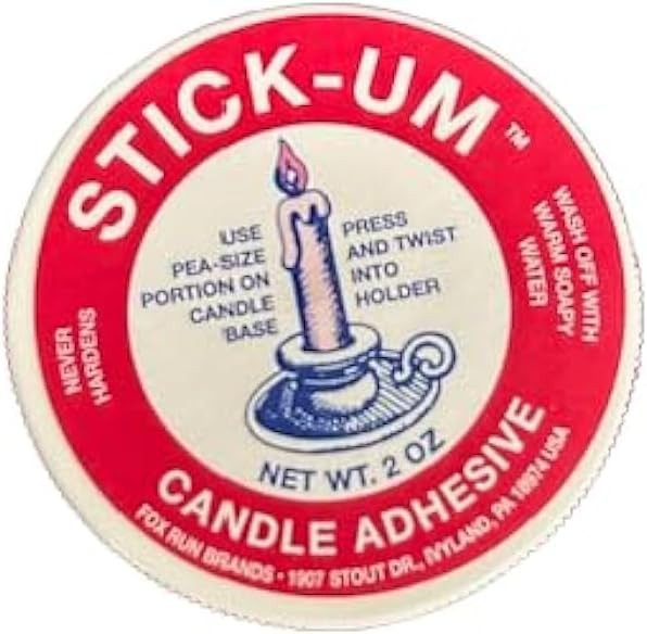 Fox Run Stick-Um Candle Adhesive, 2 Ounces | Amazon (US)
