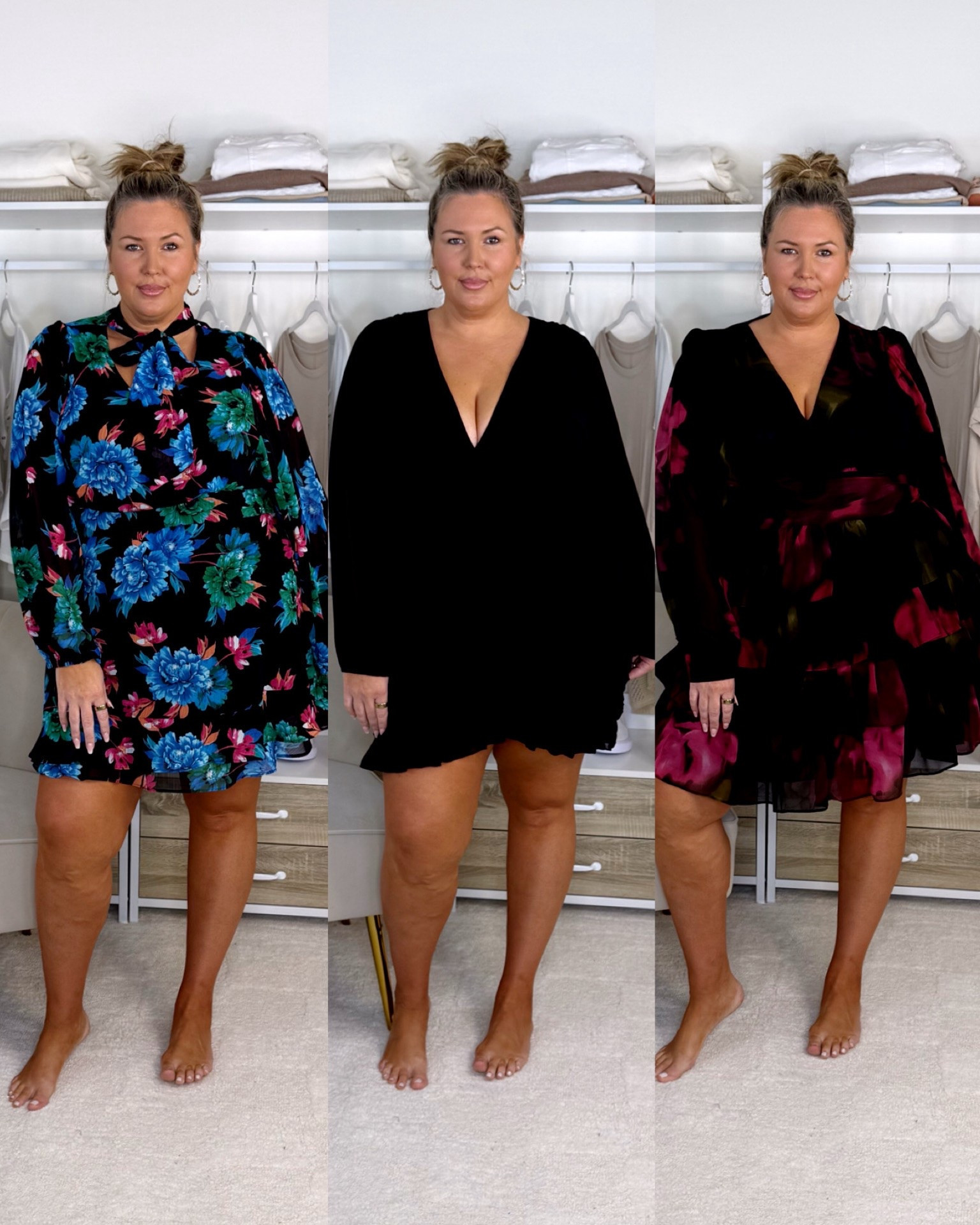 Macys dress haul! Wearing a size 18 in all but the first two are a little tight! Plus size, outfit inspo, dresses, fall fashion, apron belly, mom life

#LTKSeasonal #LTKPlusSize #LTKMidsize