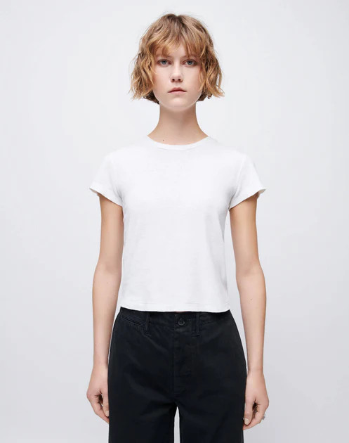 90s Baby Tee - Vintage White | RE/DONE