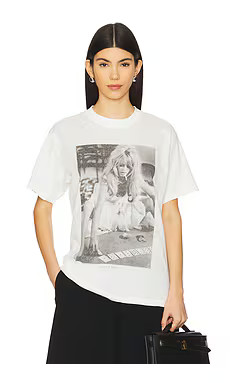 ANINE BING Lili Graphic Tee in Ivory from Revolve.com | Revolve Clothing (Global)