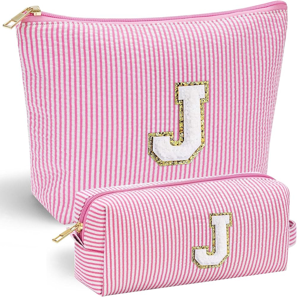 Preppy Stuff Gifts for Women, Makeup Bag Cosmetic Bag Daughter Sister Birthday Gifts for Girl Wom... | Amazon (US)