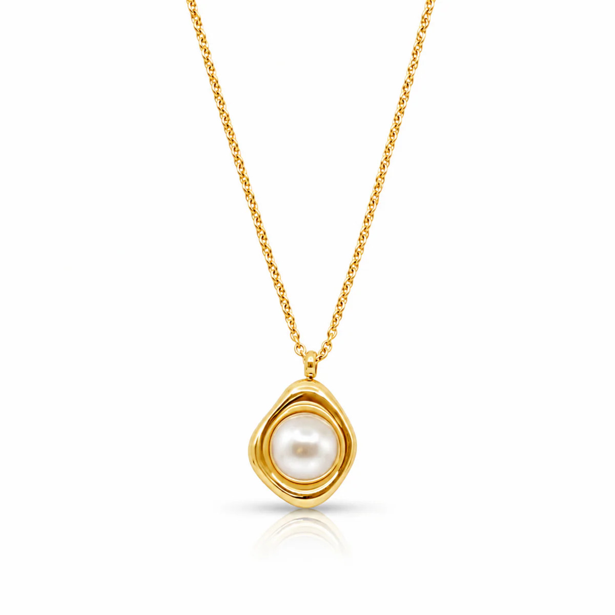 Pretty Pearl Aura Necklace | Evry Jewels