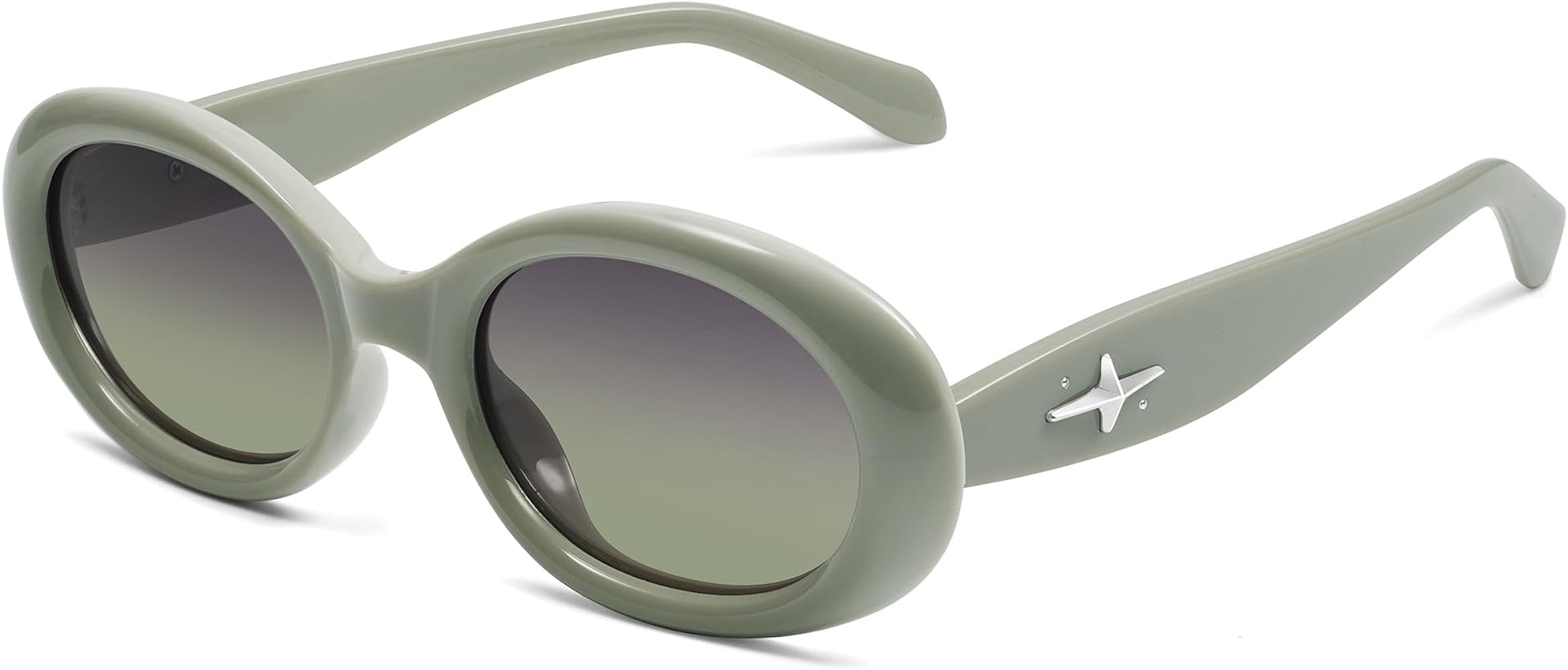 SOJOS Small Retro Oval Polarized Sunglasses for Women Men 90s Vintage Small Face UV400 Protection... | Amazon (US)