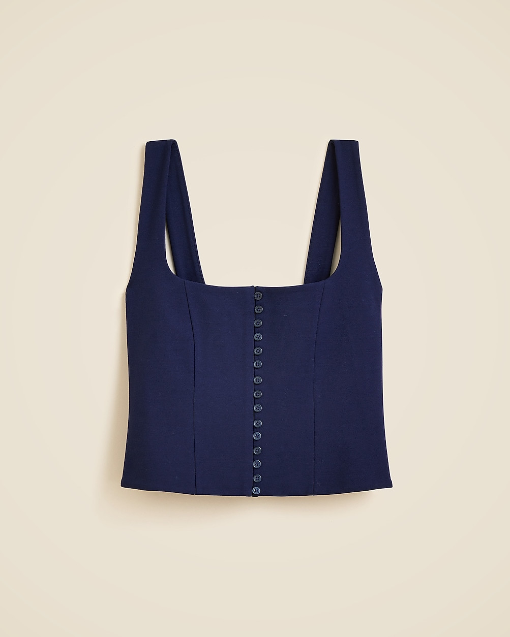 Corset top in stretch ponte | J. Crew US