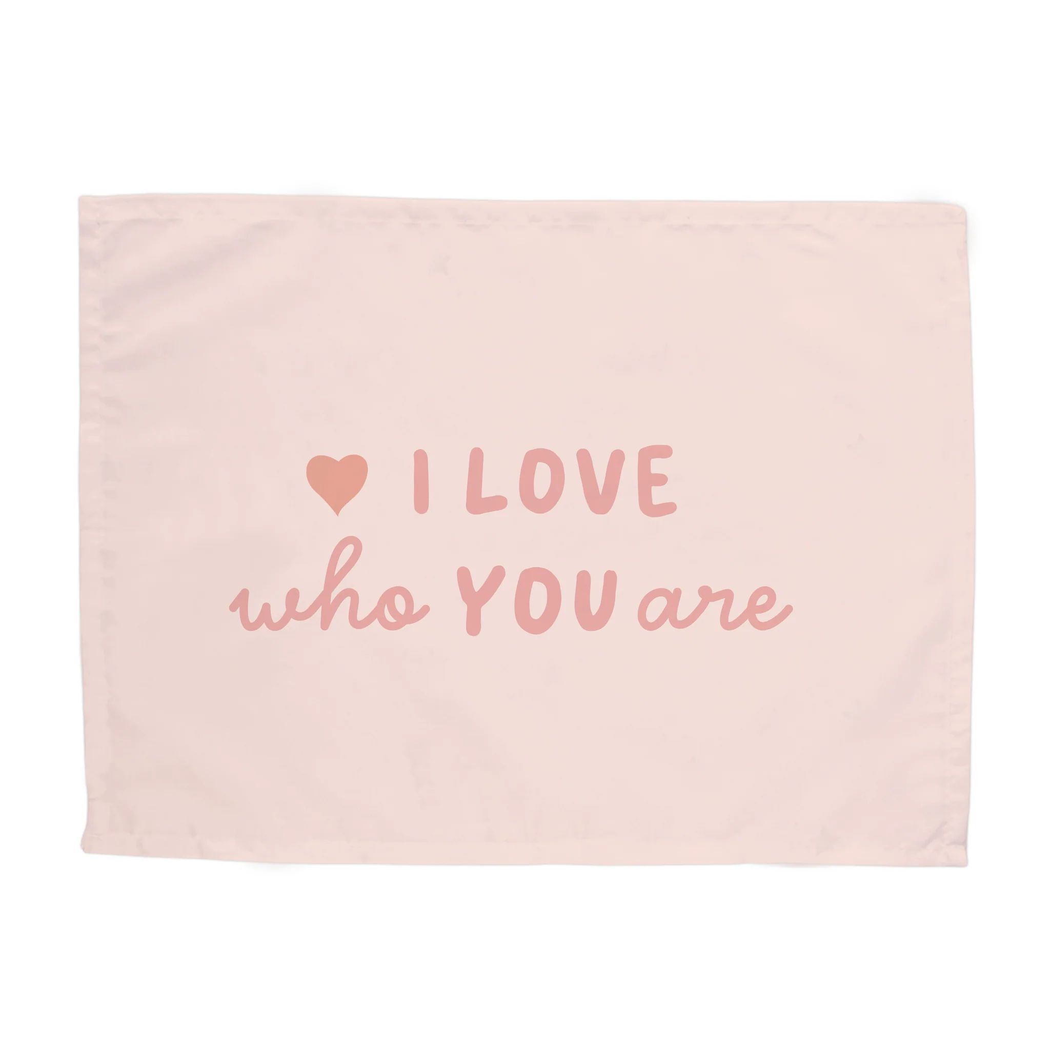 {Pink} I Love Who You Are Banner | Hunny Prints