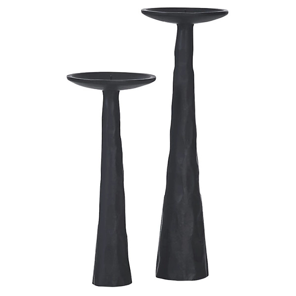 Tilde Tapered/ Pillar Candle Holders, Set of 2 | Lumens