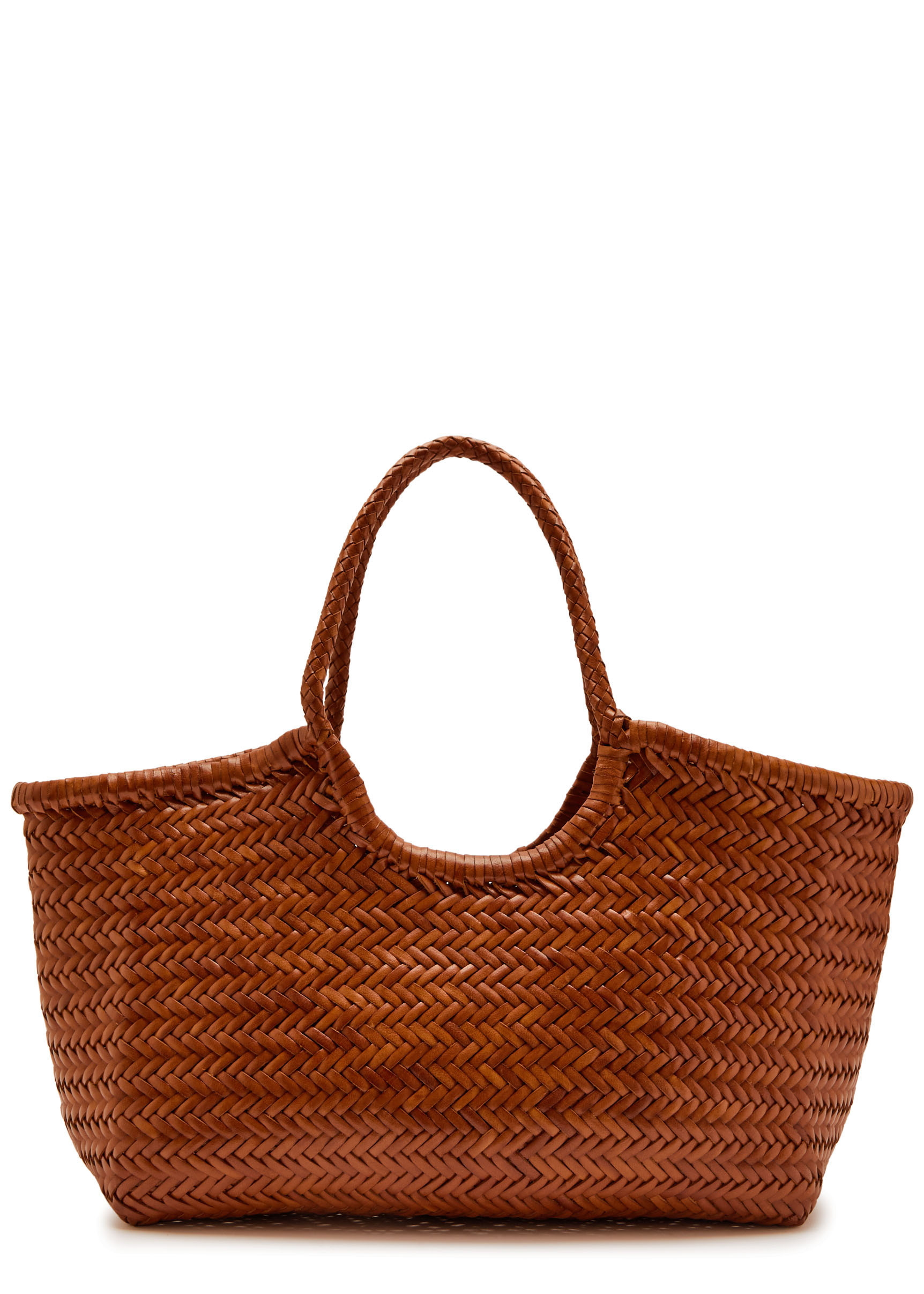 Nantucket Big woven leather tote bag | Harvey Nichols