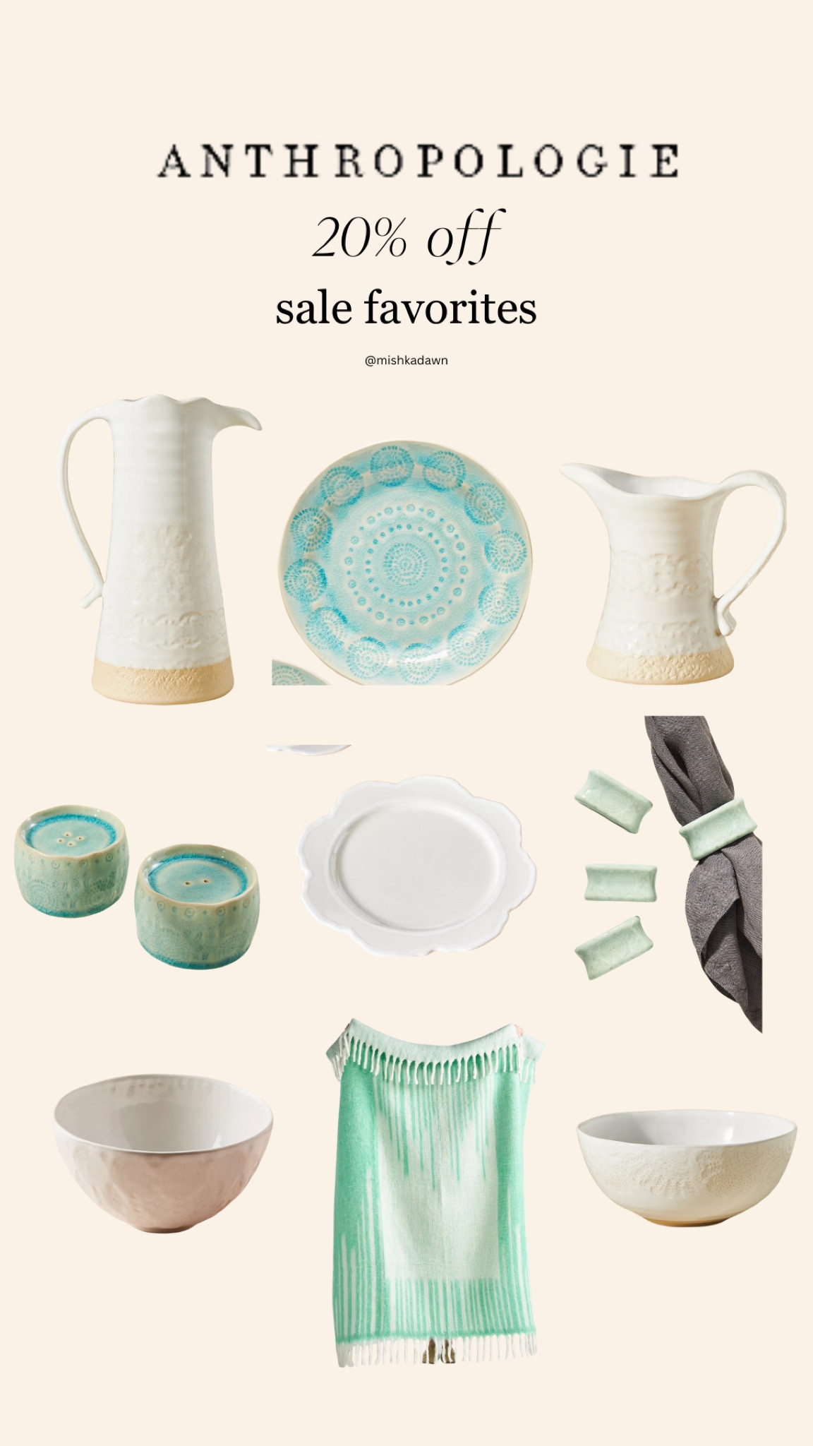 Anthropologie spring sale 

#LTKSpringSale #LTKhome