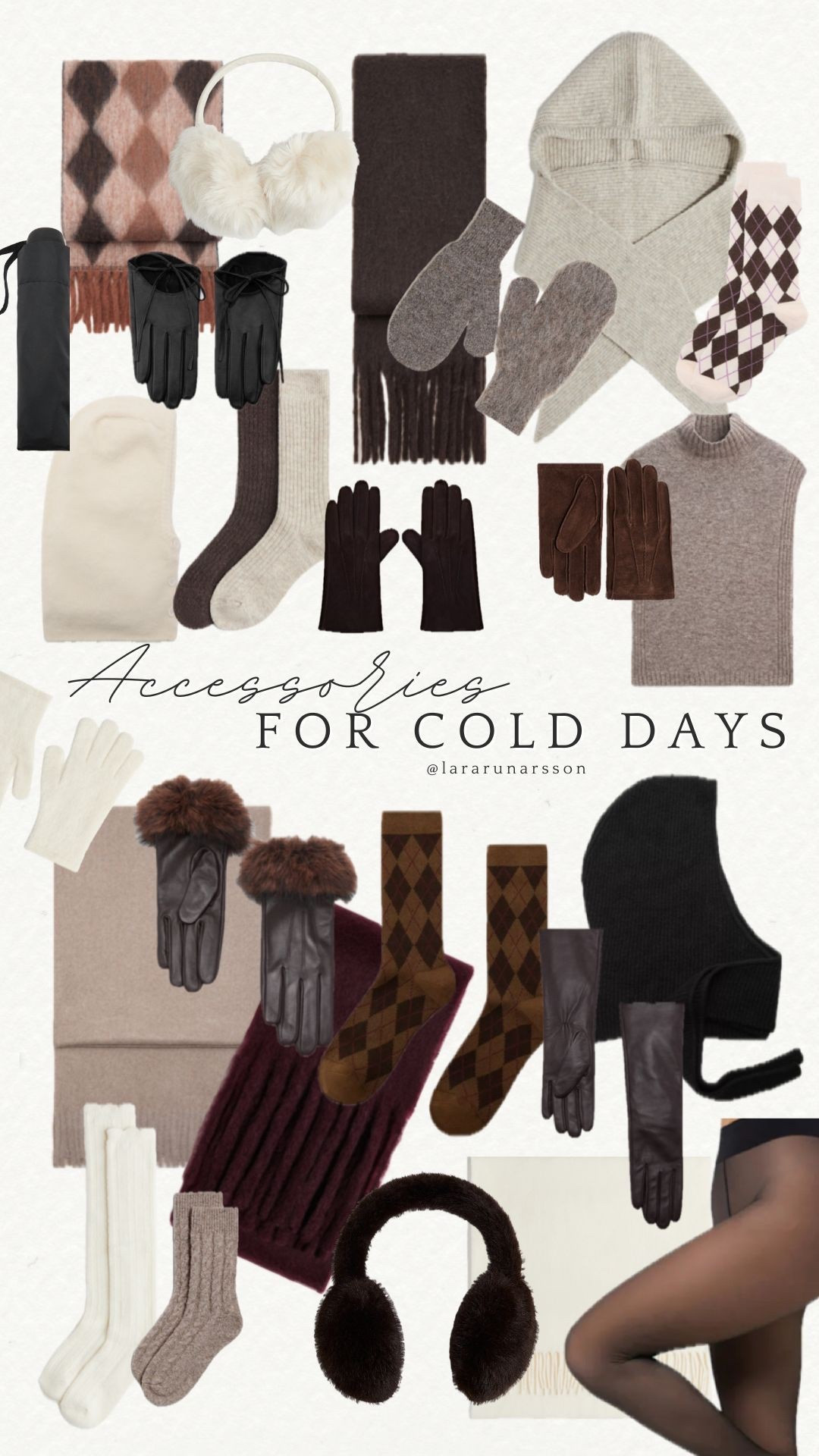 Accessories for cold days ❄️🍁

#colddays #autumn #fall #winter #cold #accessoires #hat #scarf #gloves #socks #cozy #neutrals #mütze #schal #socken #strick #handschuhe 

#LTKwinter #LTKeurope #LTKautumn