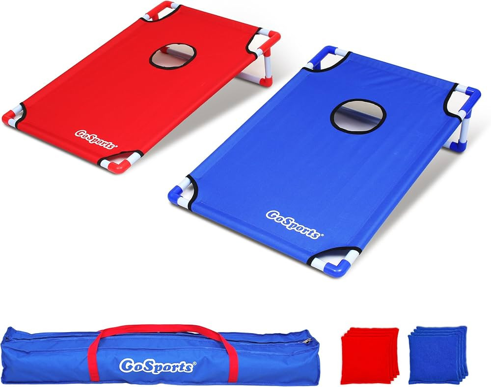 GoSports Portable 3 x 2 ft Cornhole Game Set – Premium Toss Game for Kids and Adults - Choose Y... | Amazon (US)