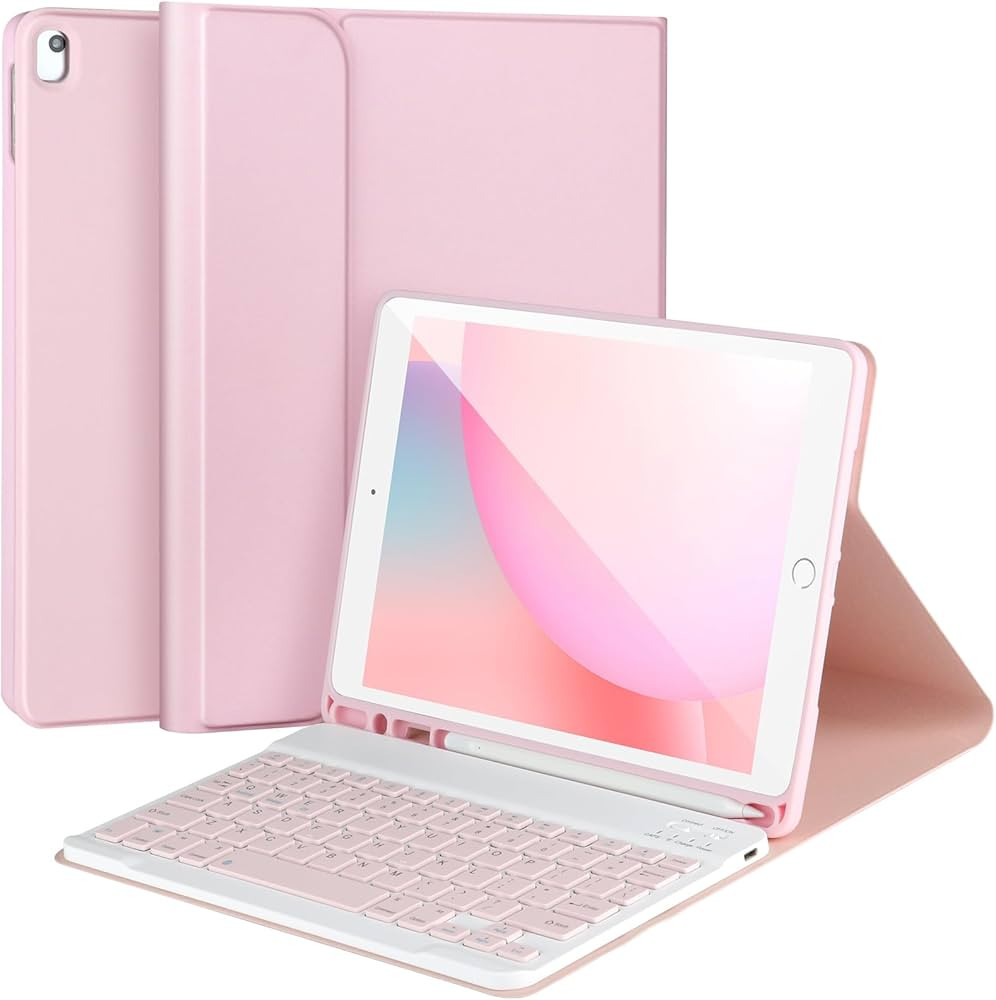Keyboard Case for iPad 9/8/7th Gen 10.2’’,Case with Keyboard ipad 10.2 inch,Keyboard for iPad... | Amazon (US)