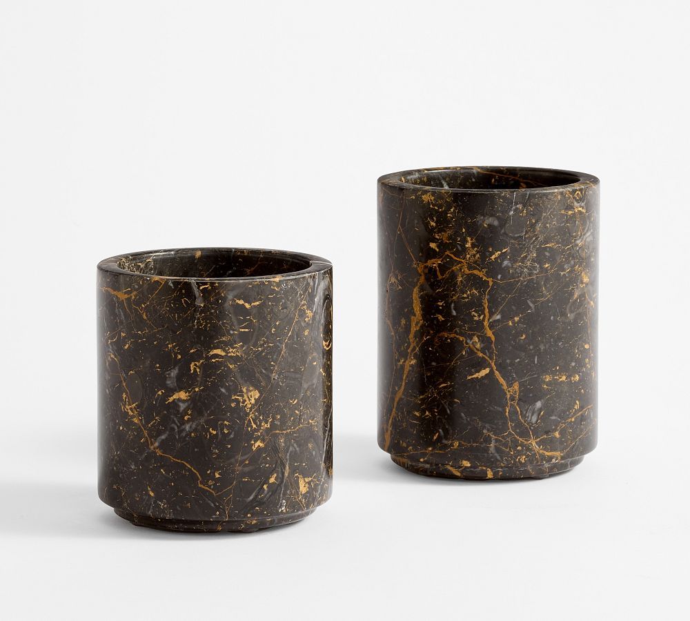 Swirled Marble Pencil Cup Set | Pottery Barn (US)