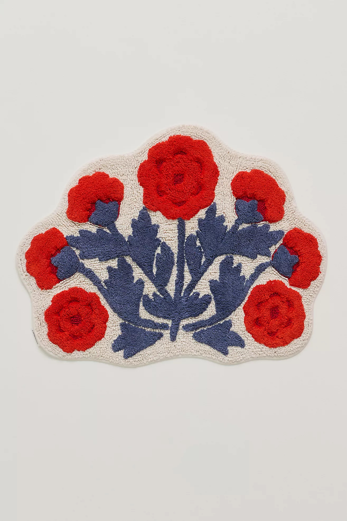Eudora Floral Cotton Bath Mat | Anthropologie (US)