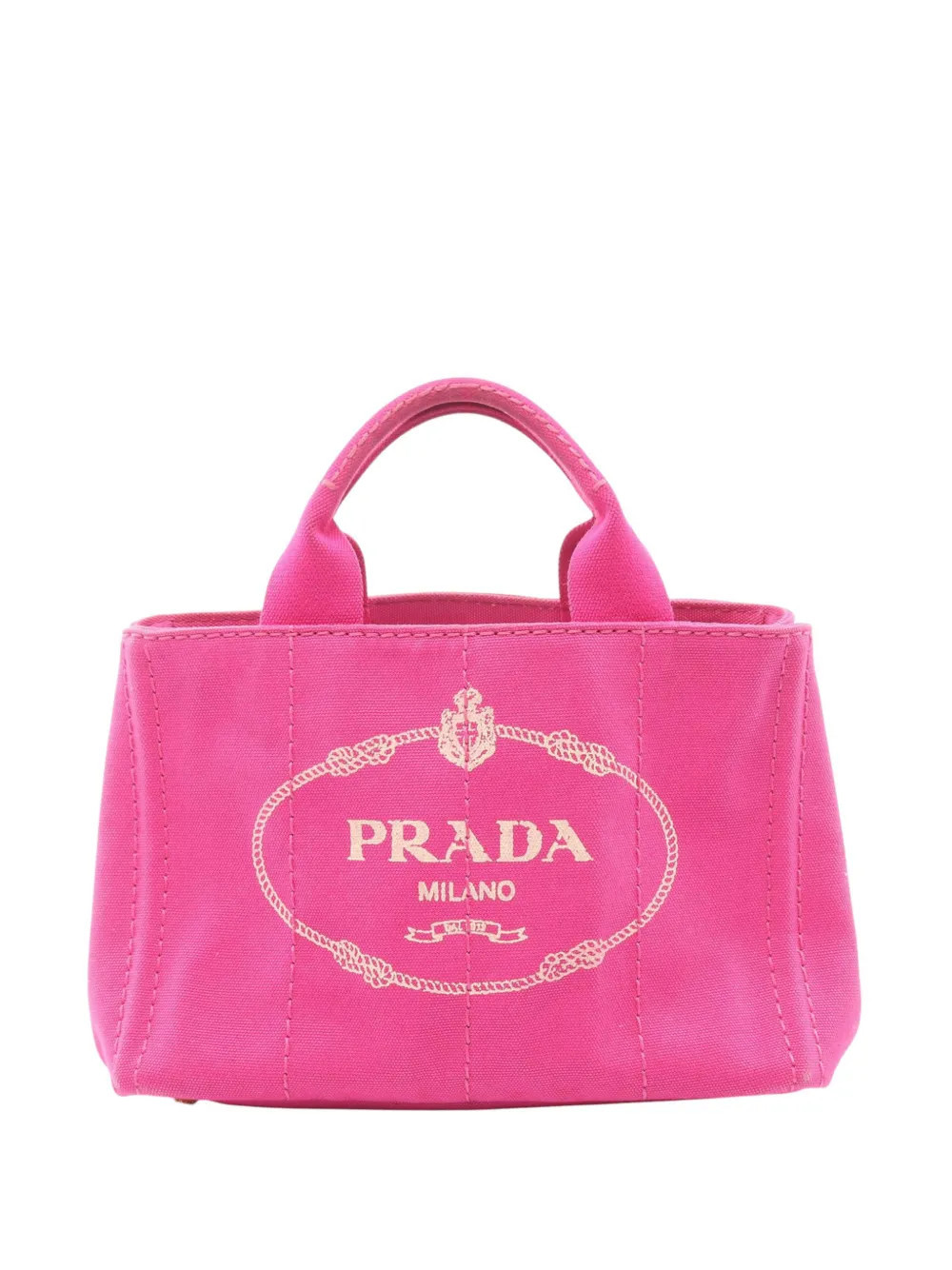 Prada Pre-Owned 2013-2026 Canapa handbag - Pink | Farfetch Global