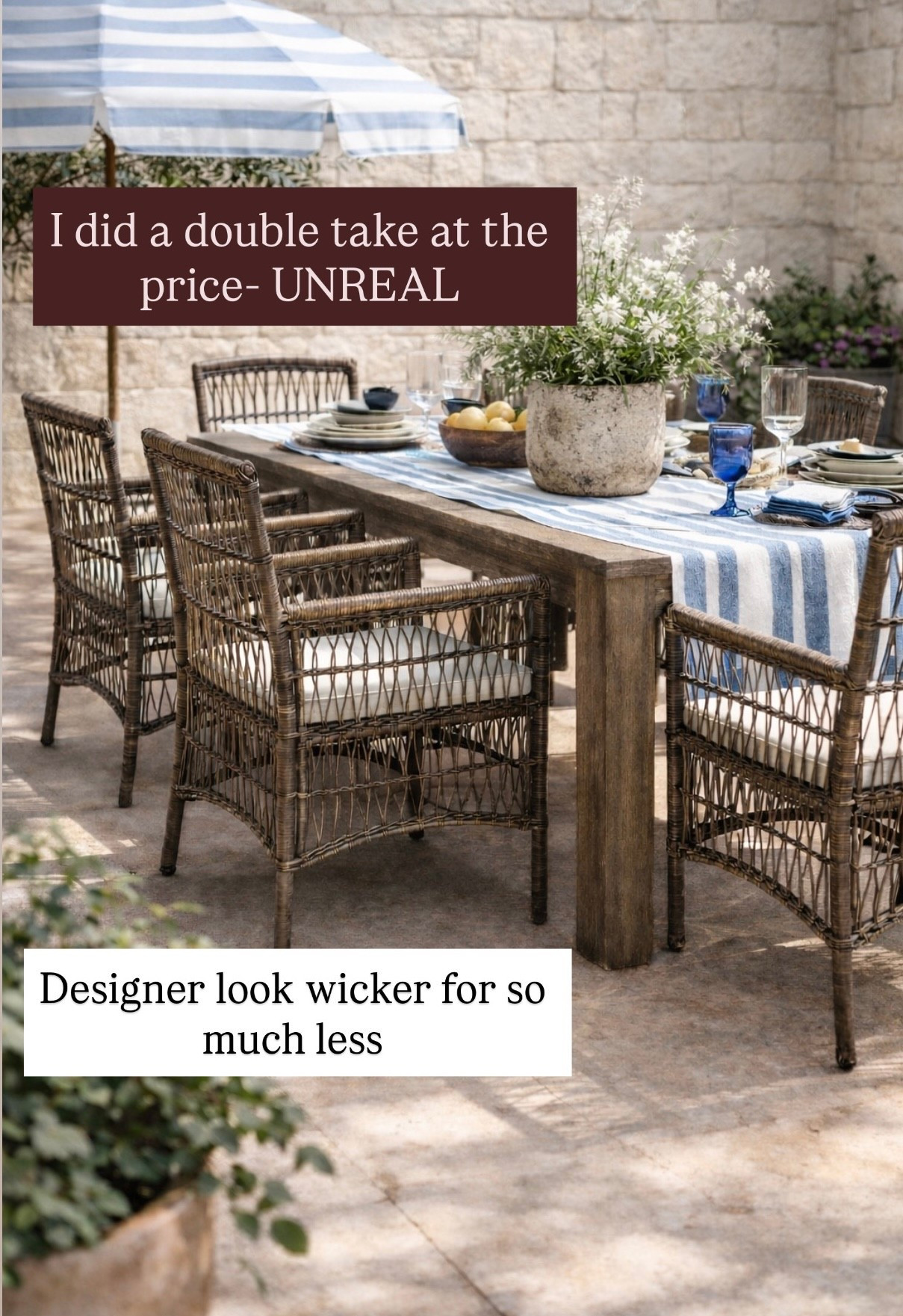 You would think these are high-end dining chairs. The price is really reasonable outdoor wicker look dining chair chairs on

#LTKHome #LTKSaleAlert