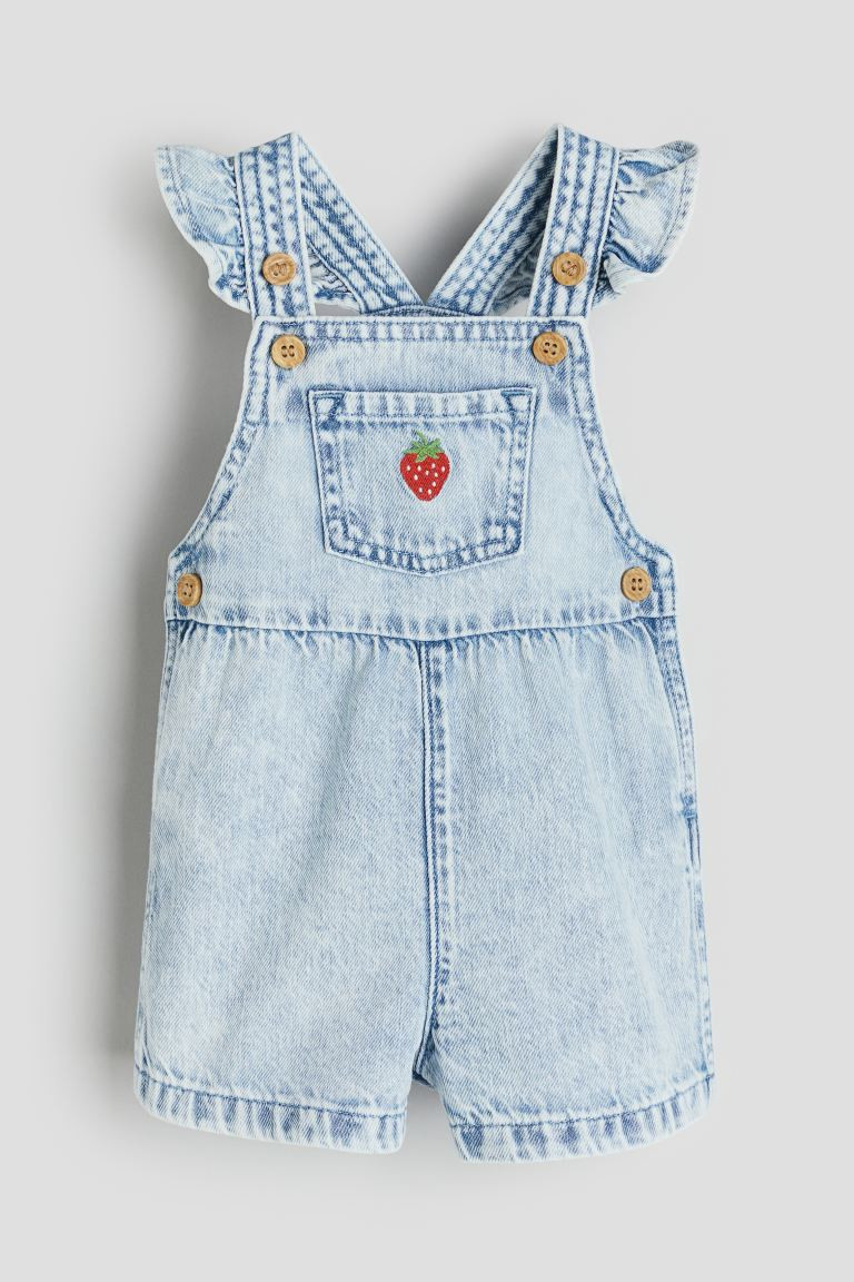 Denim Overall Shorts | H&M (US + CA)
