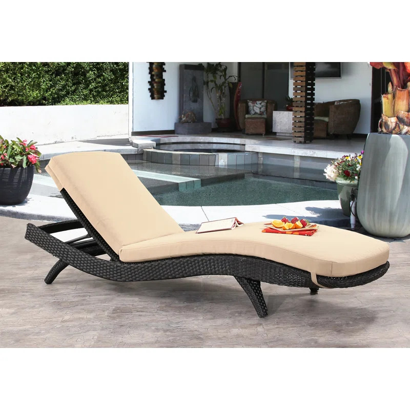 Cleghorn Outdoor Wicker Chaise Lounge | Wayfair North America