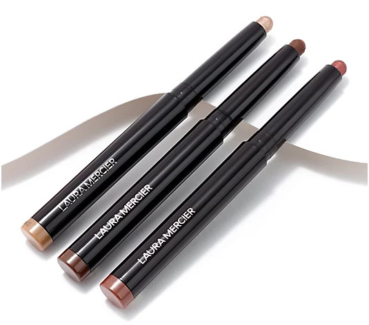 Laura Mercier Waterproof Caviar Stick Eye Shadow Trio - QVC.com | QVC