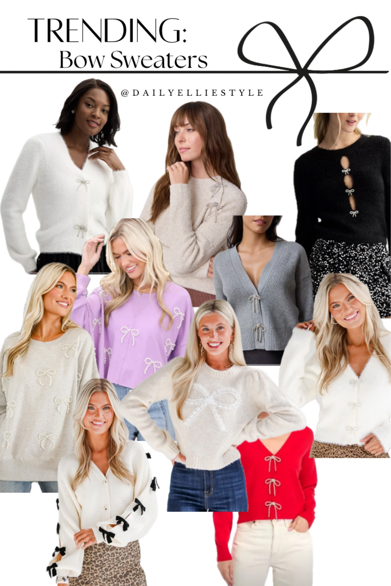 Trending: BOW SWEATERS 🎀🤍


#LTKSeasonal #LTKHoliday #LTKStyleTip