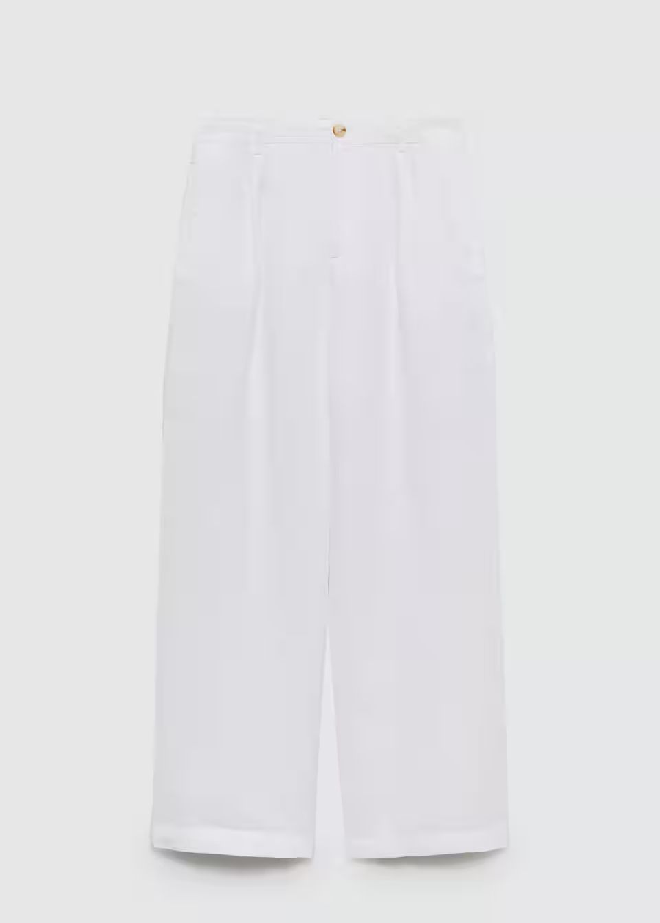 100% linen trousers with darts -  Women | Mango USA | MANGO (US)