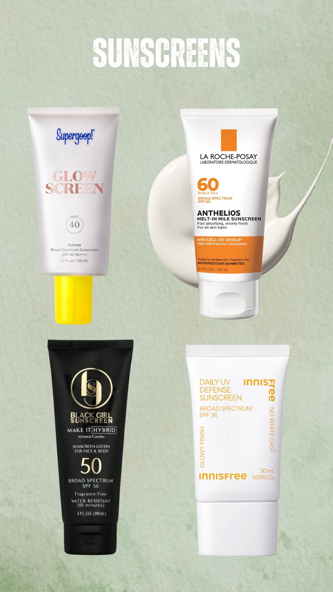 We wear sunscreen every single day, right? 👀🌞 these white-cast free options are perfect for your everyday skin protection. 

#LTKBeauty