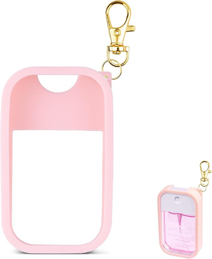 TERPINK Silicone Case Compatible with Touchland Hand Sanitizer Spray, Protective Case with Keycha... | Amazon (US)
