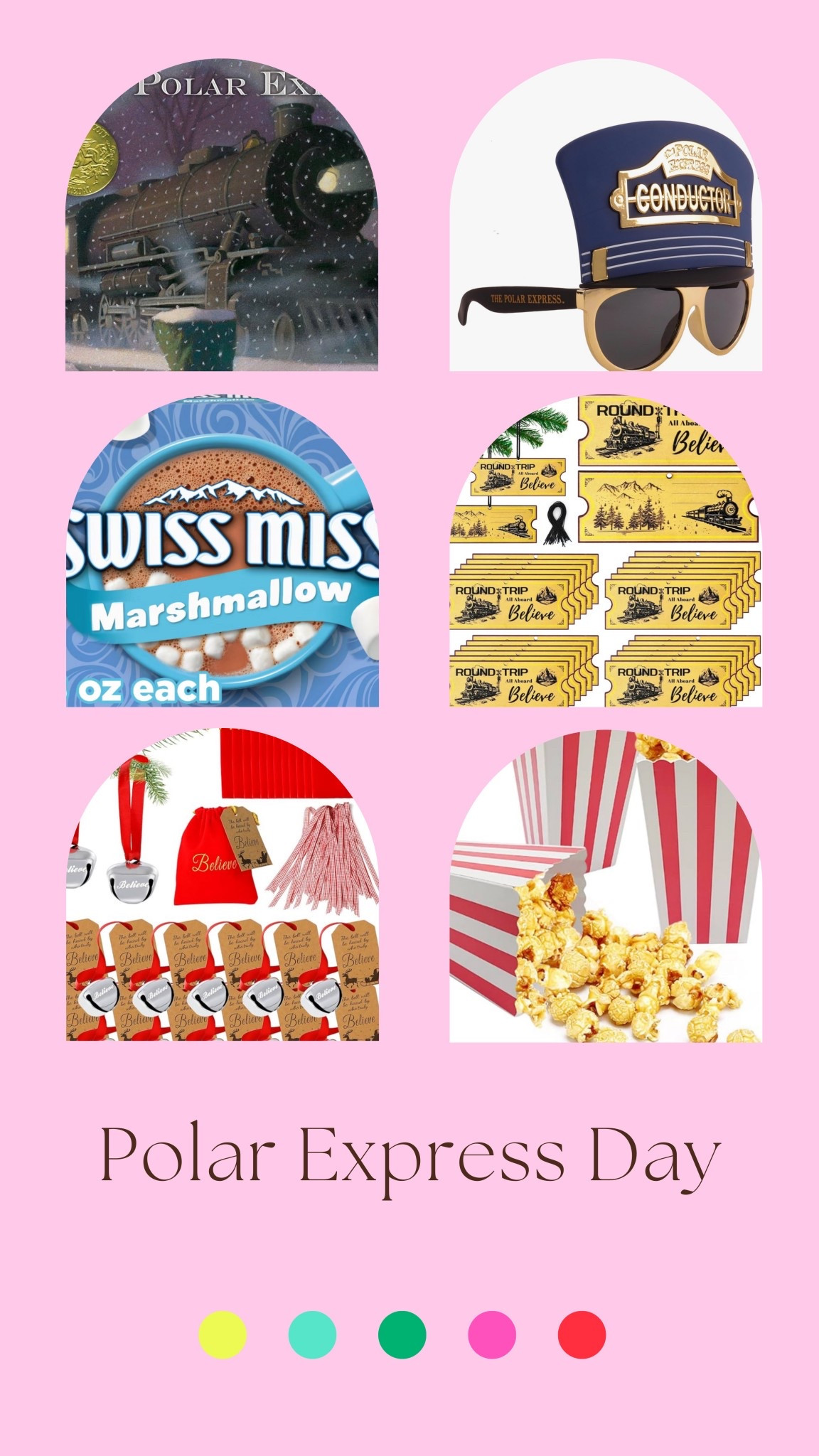 Have a fun and festive Polar Express Day in your classroom! Read the book and watch the movie with a popcorn and hot cocoa party!