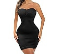 FLORATA Strapless Shapewear Slip for Women Tummy Control Seamless Full Slip Body Shaper Under Dre... | Amazon (US)