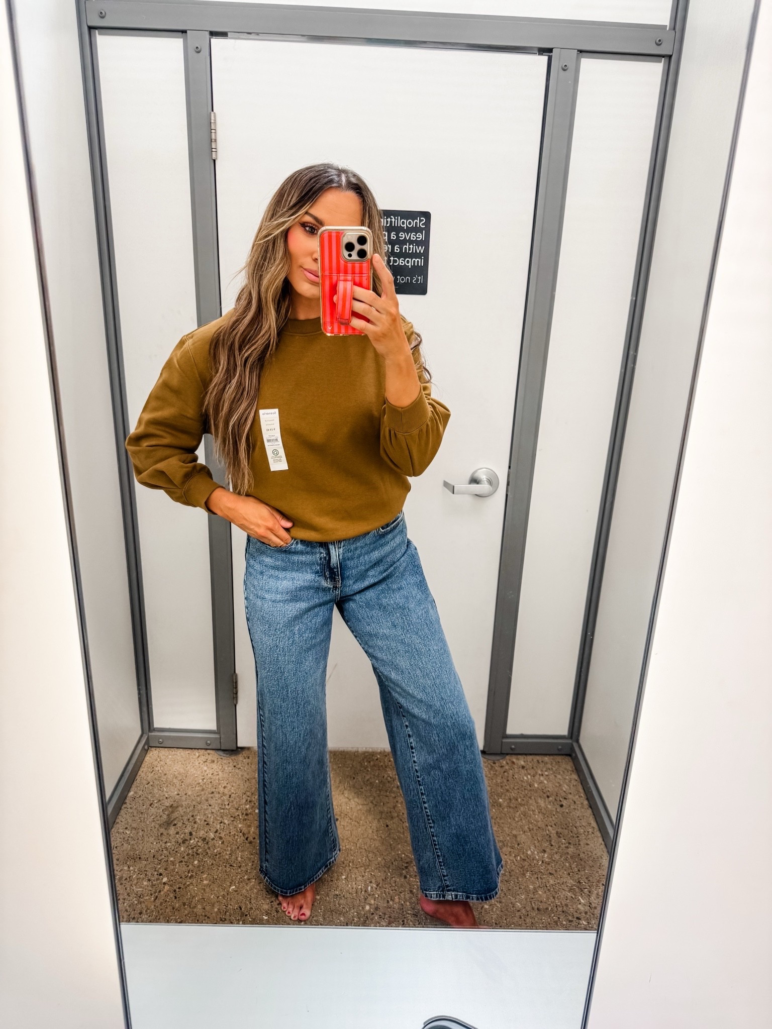 Pullover is only $15 size small 
Jeans size 6

#LTKSaleAlert #LTKOver40