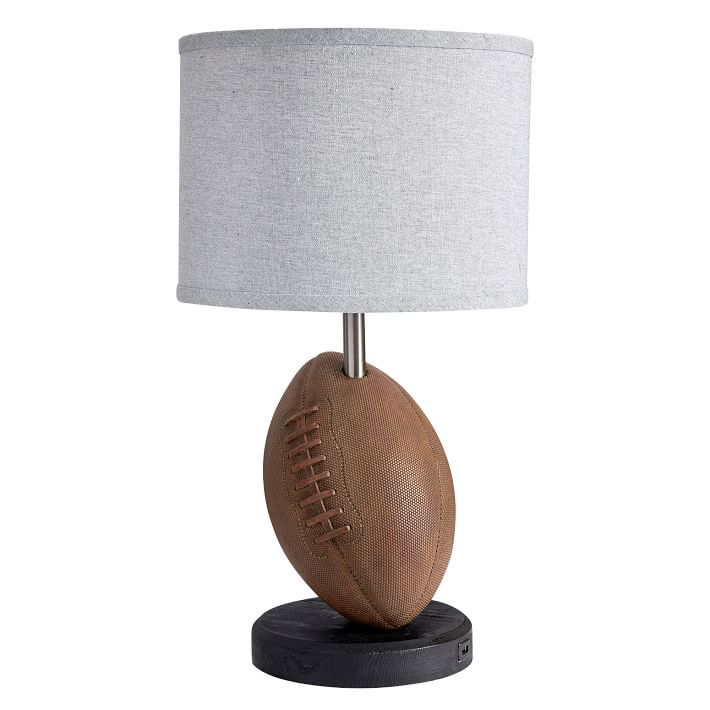 Football Table Lamp with USB | Pottery Barn Teen