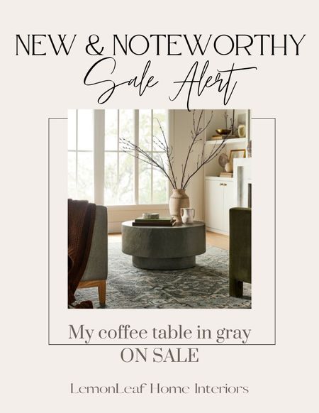My plaster coffee table is on sale in the gray color! Love it. From Target 



#LTKStyleTip #LTKSaleAlert #LTKHome