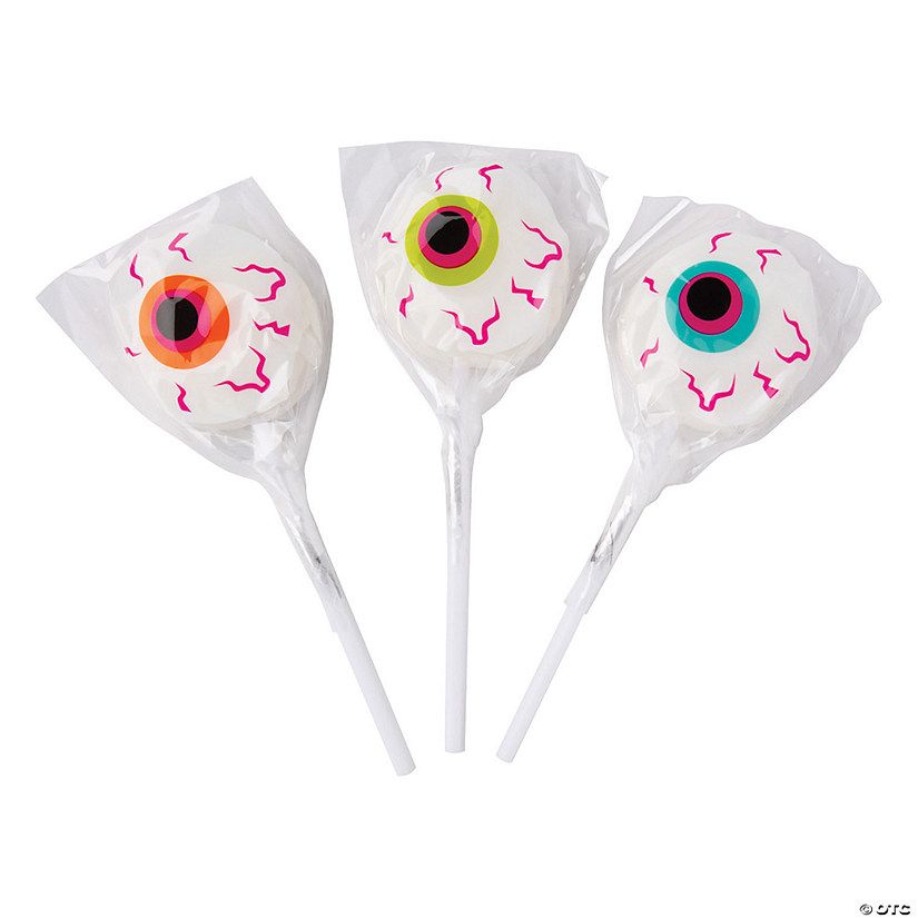 Eyeball Lollipops - 12 Pc. | Oriental Trading Company