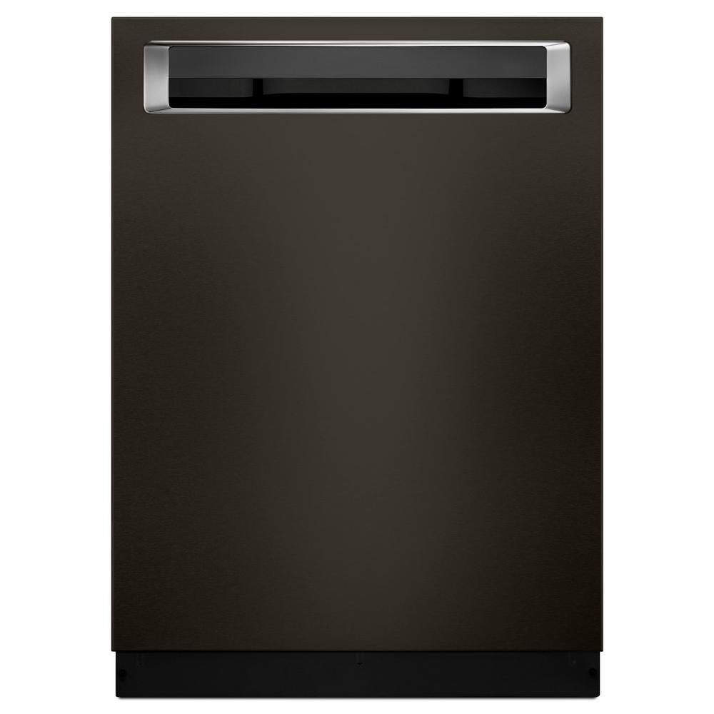 Top Control Built-In Tall Tub Dishwasher in Black Stainless with Fan-Enabled PRODRY and PrintShie... | The Home Depot