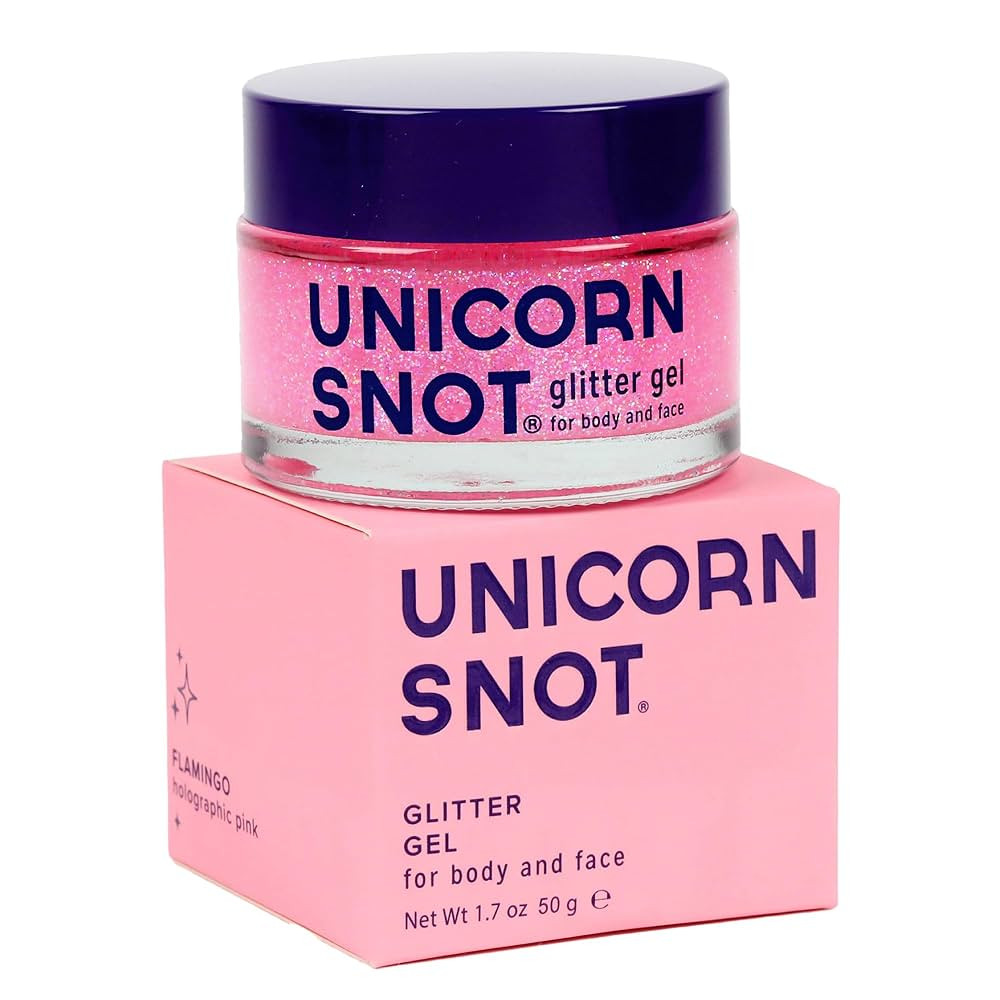 Unicorn Snot Face & Body Glitter - Cosmetic-Grade Holographic Glitter Gel - Makeup for Festivals,... | Amazon (US)