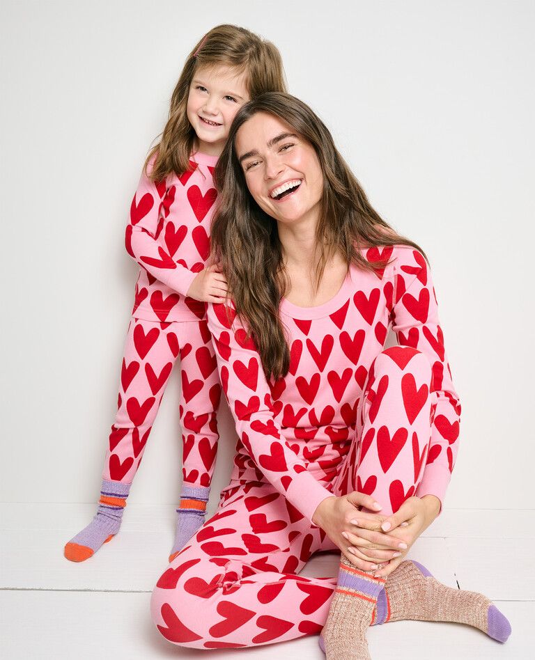 Hearts On Hearts Matching Pajama Set | Hanna Andersson