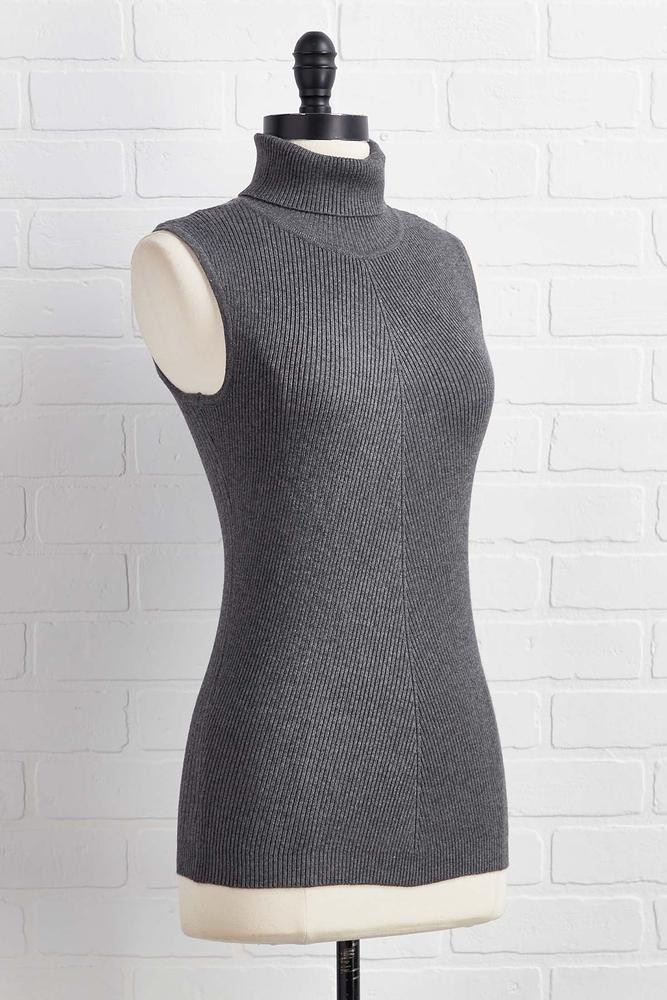 chic him out sleeveless sweater | Versona