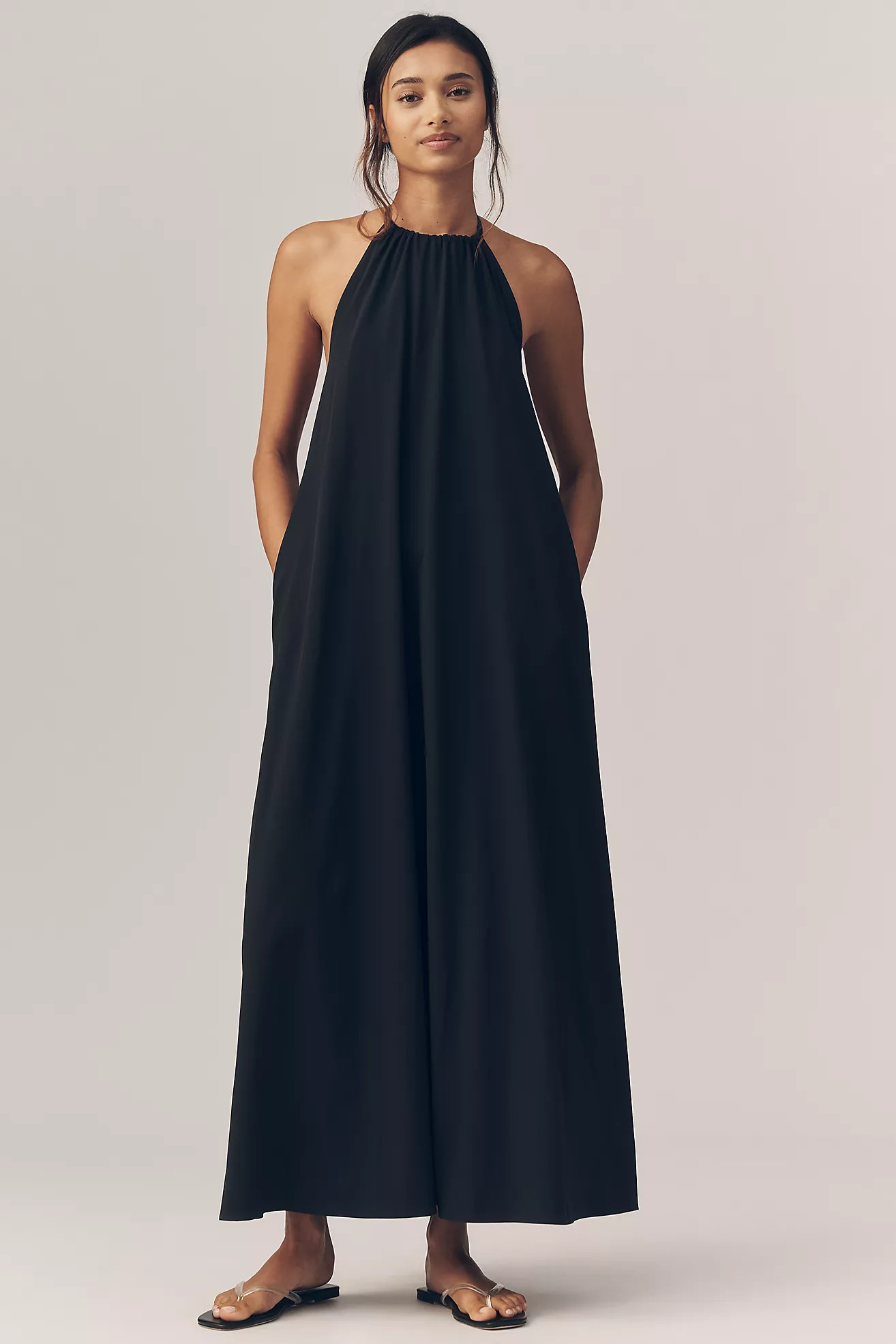 Beyond Yoga Go With The Flow Halter Dress | Anthropologie (US)
