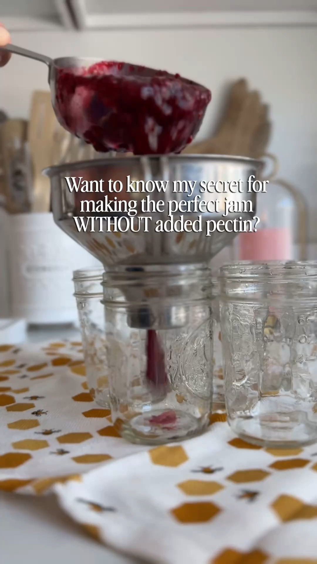 Just do it the way Grandma did! Unripe berries have more pectin, so just add a handful to your batch for that perfect gel every time!

#LTKSeasonal #LTKfoodie #LTKHome