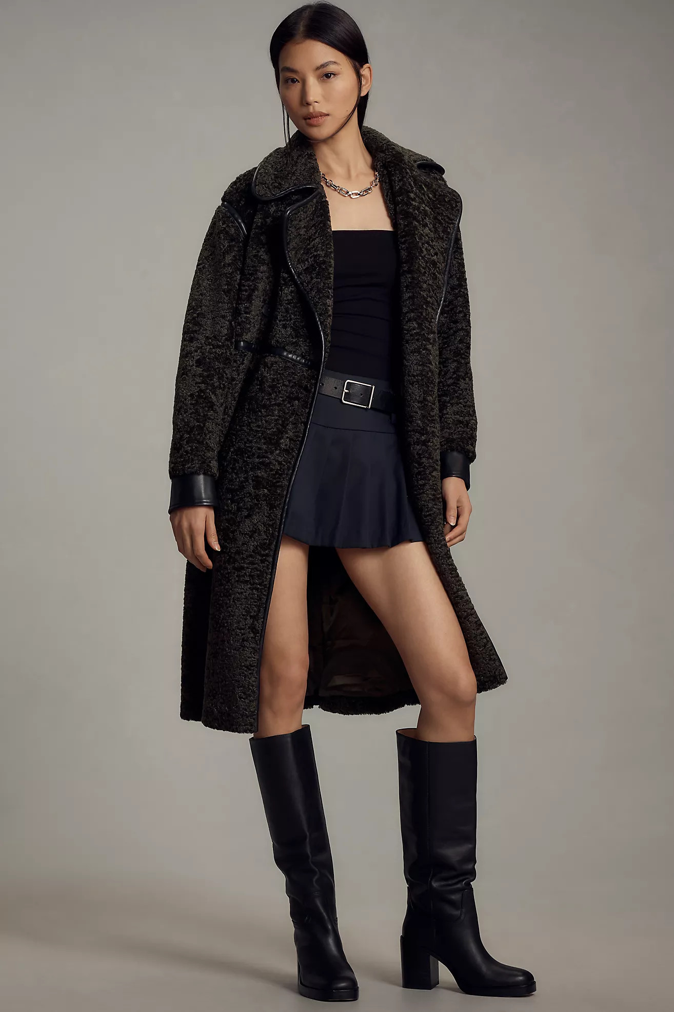 Avec Les Filles Tailored Sherpa Coat | Anthropologie (US)