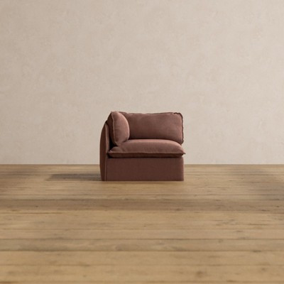 Anabei Modular Washable End Chair - Left | Deluxe+ Seat & Cloud Pillow Chestnut | Target
