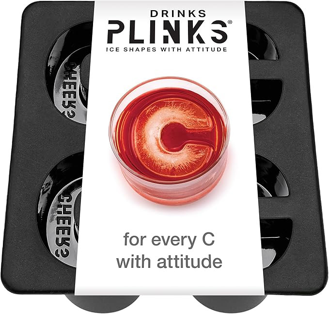 DRINKSPLINKS Custom Letter C Silicone Ice Cube Tray‚ Personalized Monogram Big Ice Cube Molds f... | Amazon (US)