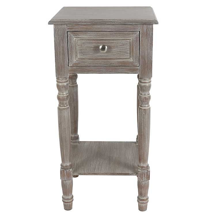 Natural Wood Accent Table with Drawer | Kirkland's Home
