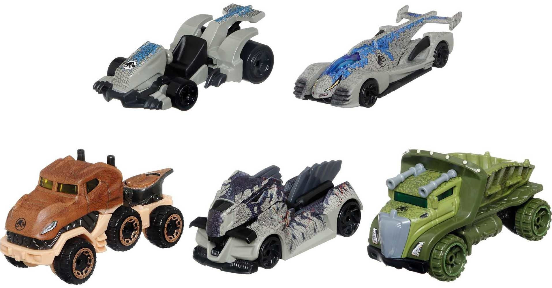 Hot Wheels Jurassic World Dominion Character Car 5-Pack, Gift for Kids 3 Years & Older | Walmart (US)
