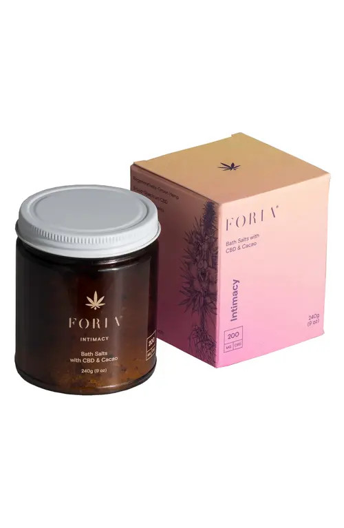 FORIA Intimacy Bath Salts with CBD & Cacao at Nordstrom, Size 9 Oz | Nordstrom