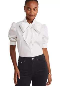 Vineyard Vines Women's Bow Tie Button Front Top | Belk
