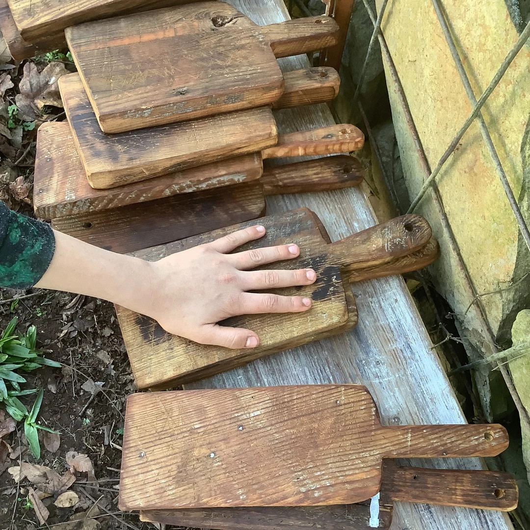 Small, Primitive/rustic Hand-made Cutting Boards /charcuterie Boards Hard Wood or Pine With a Ant... | Etsy (US)
