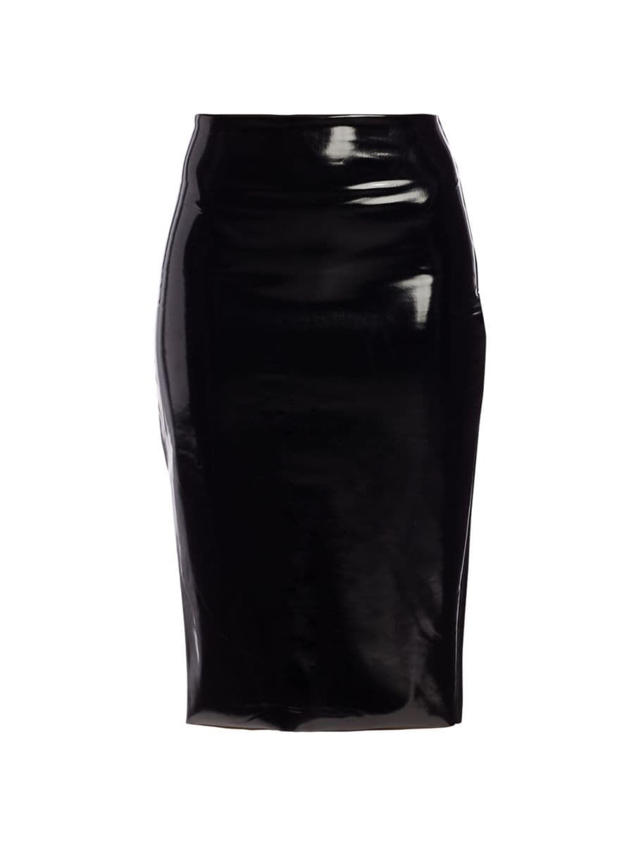 Commando Faux Patent Leather Midi Pencil Skirt | Saks Fifth Avenue