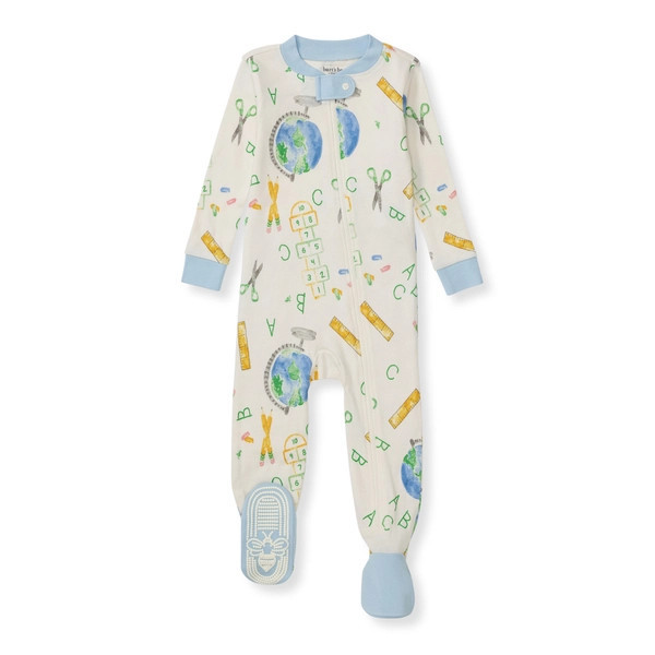 Learn the Globe Organic Cotton Pajamas - 12 Months | Burts Bees Baby
