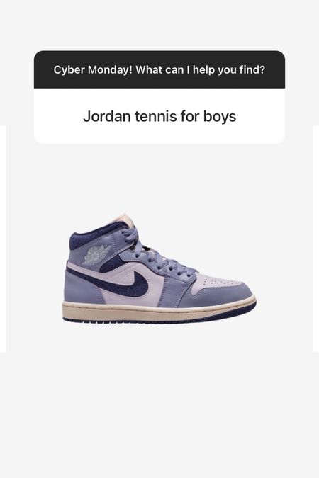 My kids are obsessed. They collect them at this point. Get your Jordan’s now! Foot Locker has them 
Shoes 
Sneakers 

#LTKCyberWeek
